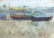 Boats on the beach Seymour Joseph Guy